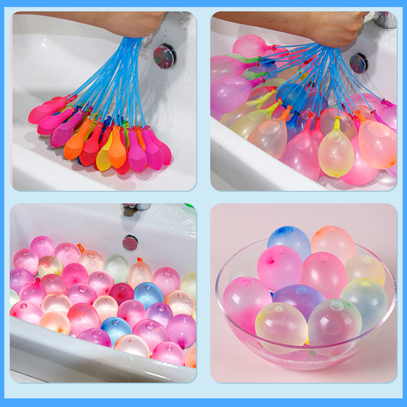 💦💦ของเล่นลูกโป่งน้ำ🌈Water Balloons ชุดแพ็ค 111ลูก✅พร้อมส่งในไทย ลูกโป่ง ของเล่นเด็ก สงกรานต์ เกมส์ปาร์ตี้