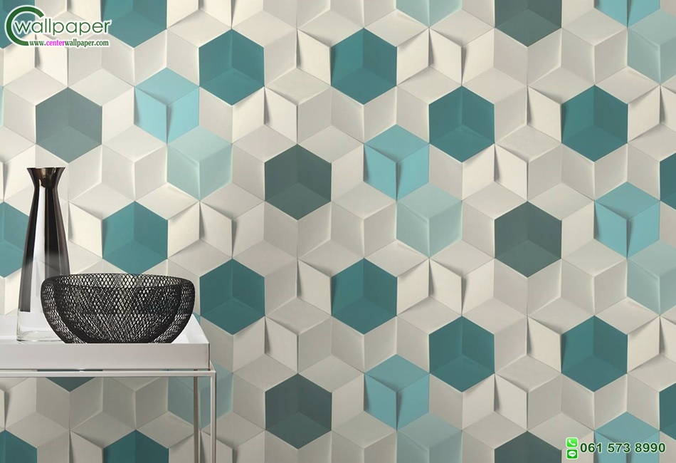 วอลเปเปอร์ติดผนังลายโมเดิร์นกราฟฟิค 3D