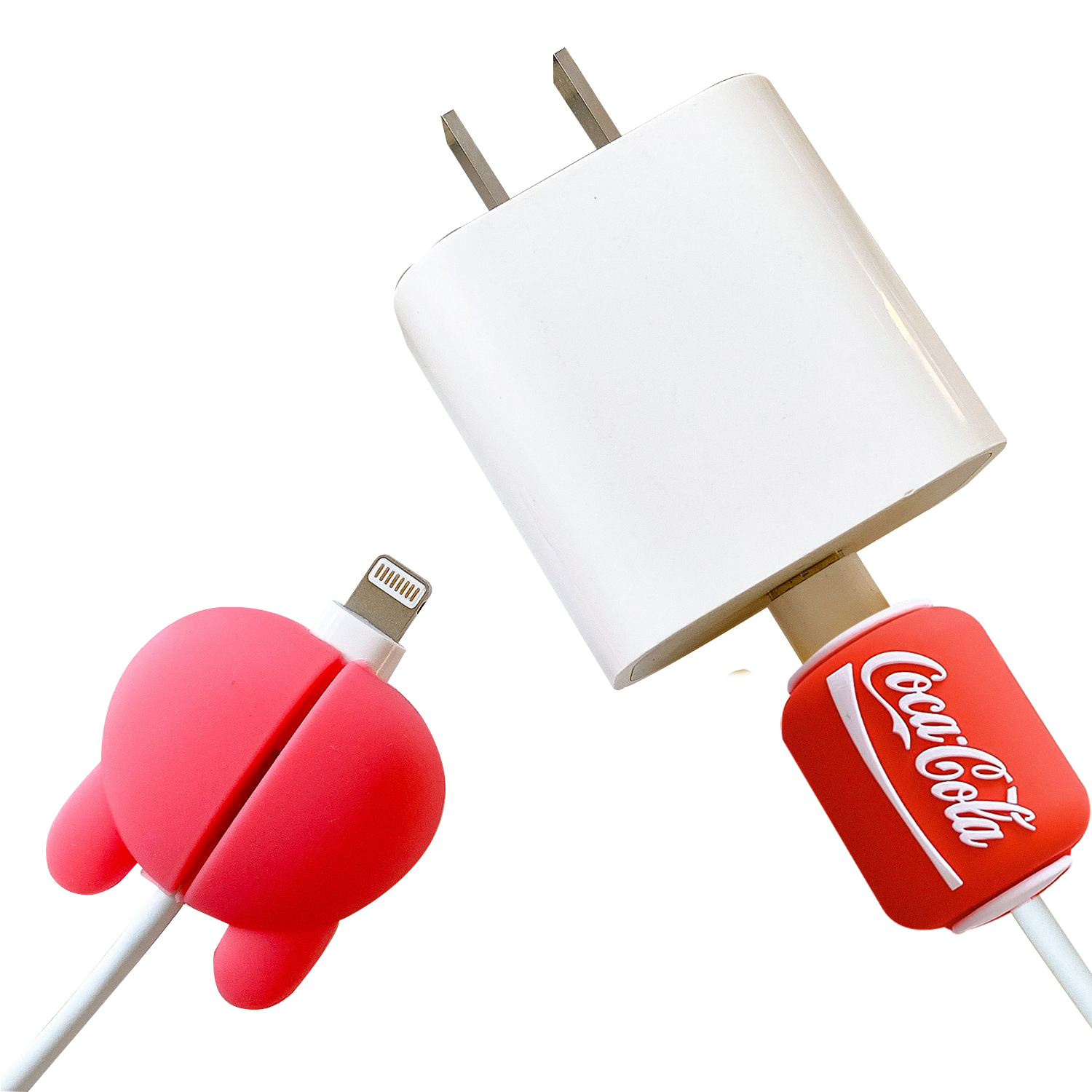 🌈⭐ตัวถนอมสายชาร์จ⭐🌈ลายการ์ตูน cable protector📌เลือกลาย ราคา 7 บาท ✅พร้อมส่ง ถนอมสายชาต อุปกรณ์IT ตัวกันสายหัก Cable Bite