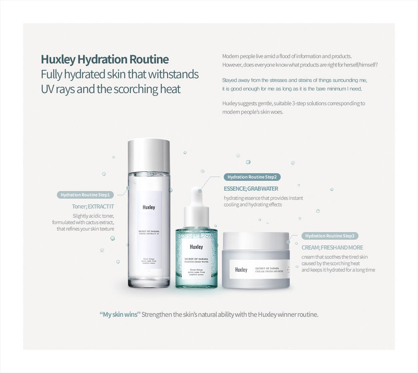 Huxley Hydration Trio Set