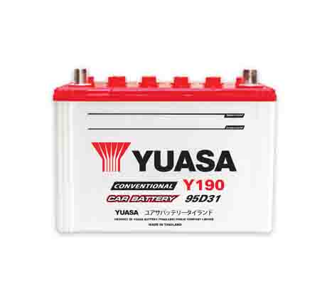 YUASA Y190 95D31R/L 12V, 85Ah