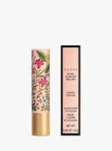 Gucci Rouge de Beaute Brillant Glow & Care Lip Colour 1.8 g. สี 208 They met in Argentina (Limited Edition) ลายดอกไม้ ป้ายคิงส์ พาวเวอร์