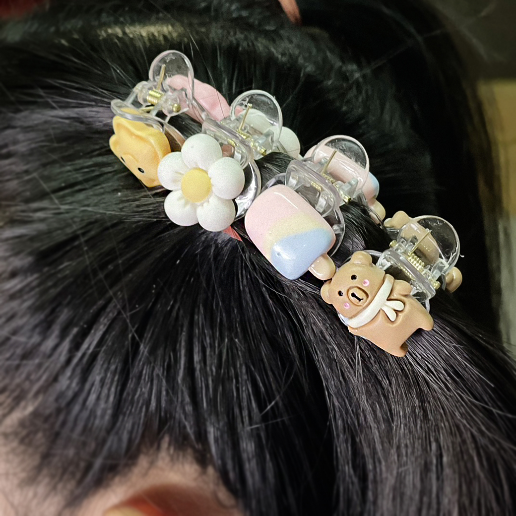 🌸กิ๊บหนีบผมขนาดเล็ก🌼🌈ตัวหนีบผมมินิ สีสันสดใส กิ๊บติดผมตัวการ์ตูน📌คละลาย✔️พร้อมส่งในไทย เครื่องประดับ กิฟติดผม