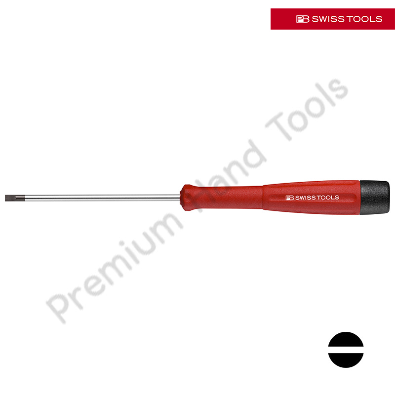 PB Swiss Tools PB 8128 *NEW ITEM ไขควงปากแบน ด้ามยาง หัวด้ามหมุนได้