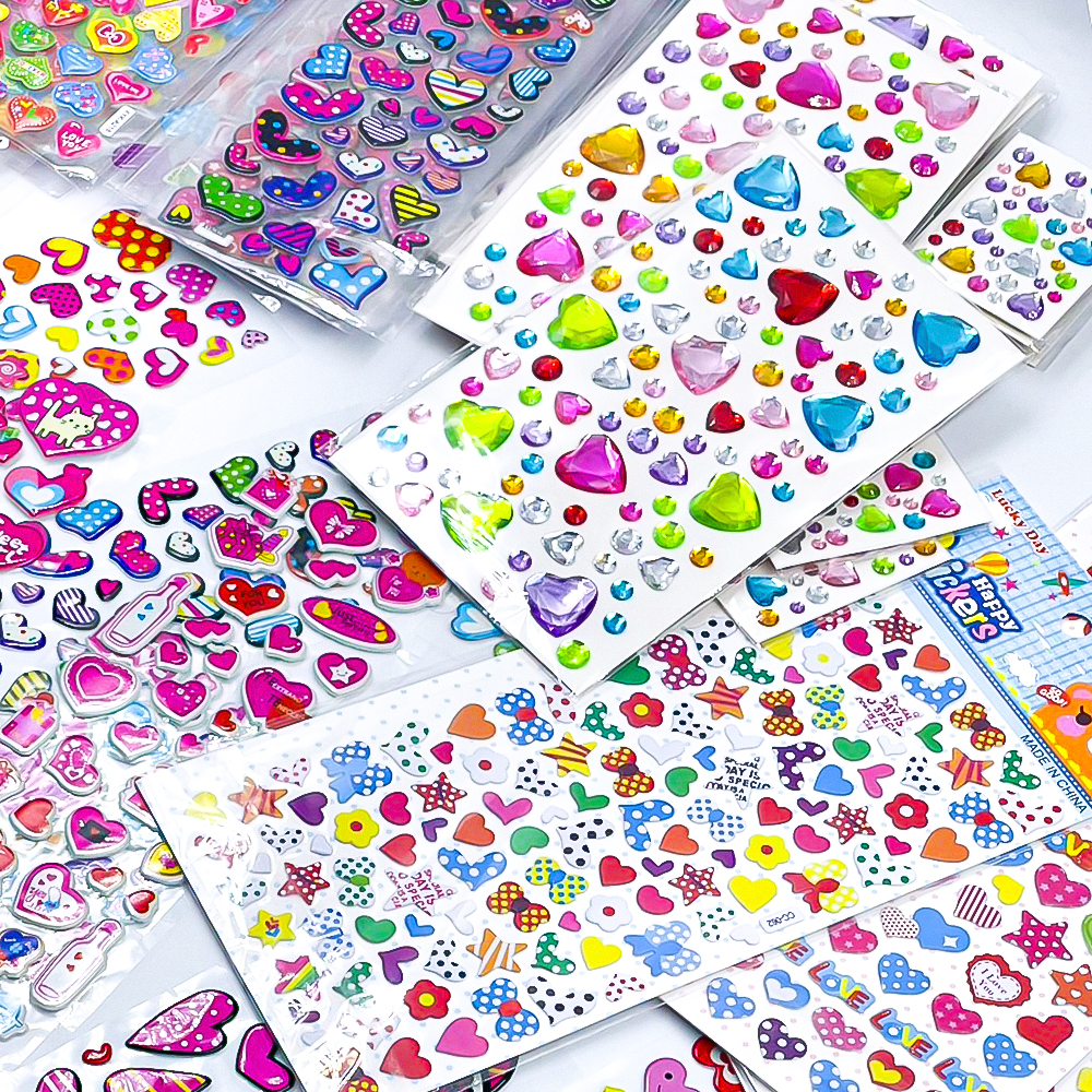 🧡สติกเกอร์นูน💛Sticker🩷หัวใจ🩷🌹สติกเกอร์การ์ตูน🎉เลือกลาย✔️พร้อมส่งในไทย สติ๊กเกอร์ DIY ของปัจฉิม วาเลนไทน์