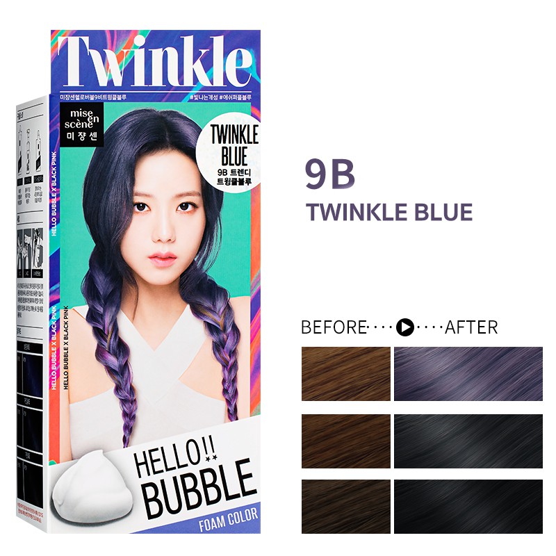 Mise en Scene Hello Bubble x Blackpink (9B Twinkle blue)