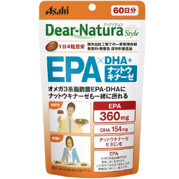 Asahi Dear Natura EPA x DHA 60 วัน 240 เม็ด