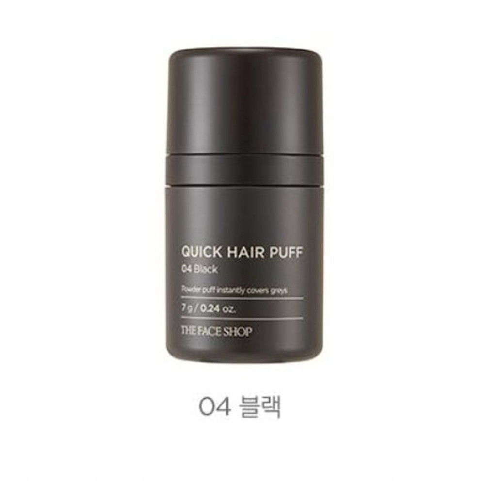 The Face Shop Quick Hair Puff 7 g. #04 Black สีดำ