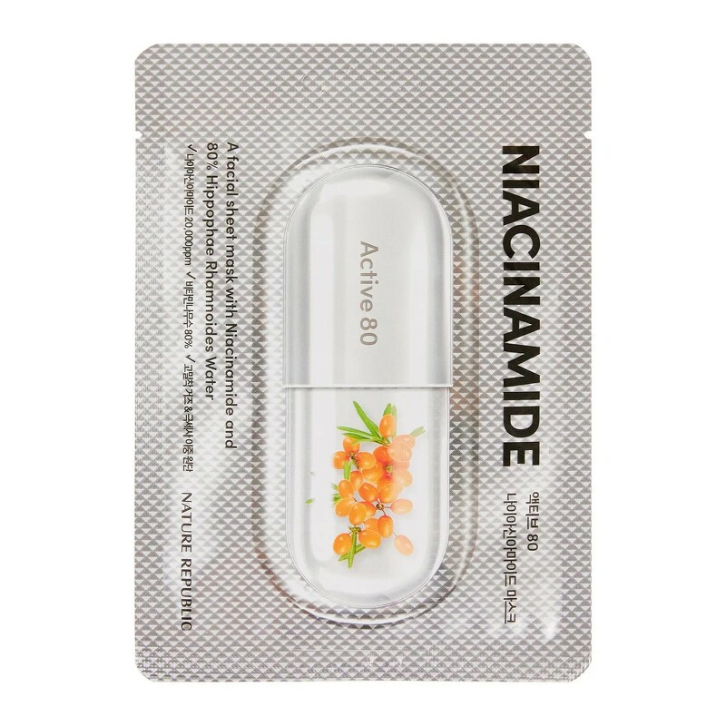 Nature Republic Active 80 Mask Sheet 29 ml. #Niacinamide