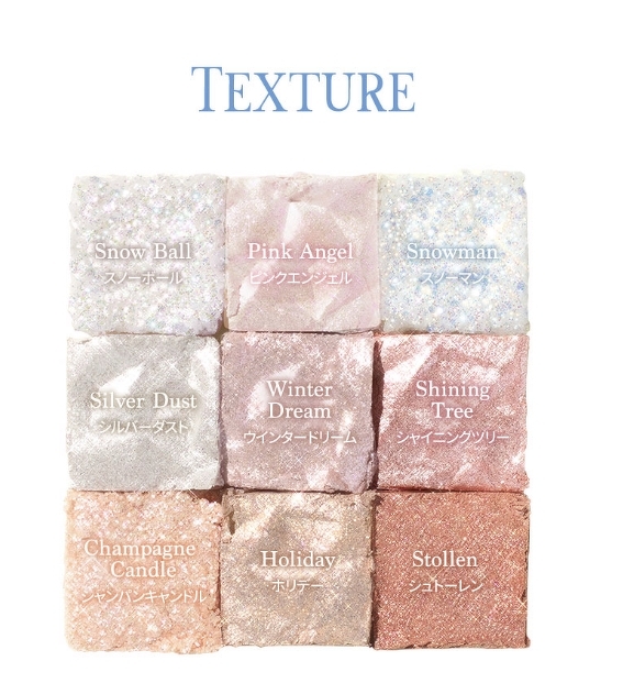 Dasique Shadow Palette 7.5 g. #25 Holiday Snow Ball.