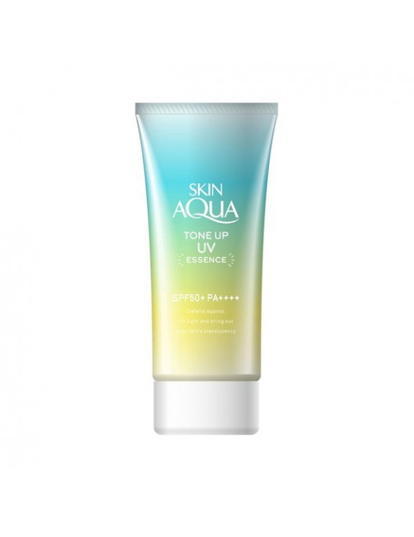 Skin Aqua Tone Up UV Essence SPF50+ PA++++ 80 g. #Mint Green สูตรใหม่เนื้อสีเขียว