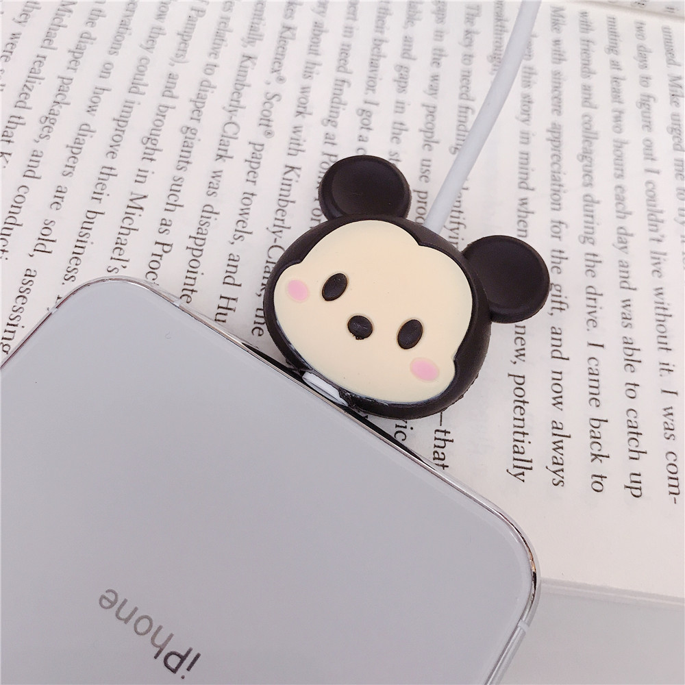 🌈⭐ตัวถนอมสายชาร์จ⭐🌈ลายการ์ตูน cable protector📌เลือกลาย ราคา 7 บาท ✅พร้อมส่ง ถนอมสายชาต อุปกรณ์IT ตัวกันสายหัก Cable Bite