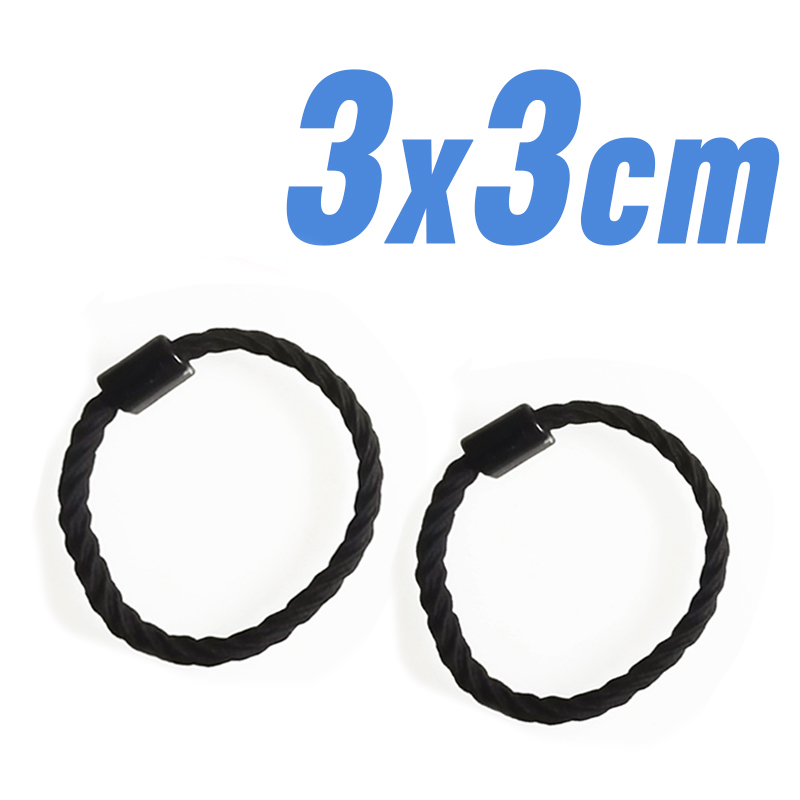 ⭐ยางยืดรัดผม⭐สายถัก⚫สายดำ⚫3cm📌สุ่มคละสี ✔️พร้อมส่งในไทย หนังยางรัดผมเกาหลี ยางมัดผม ยางยืดรัดผม