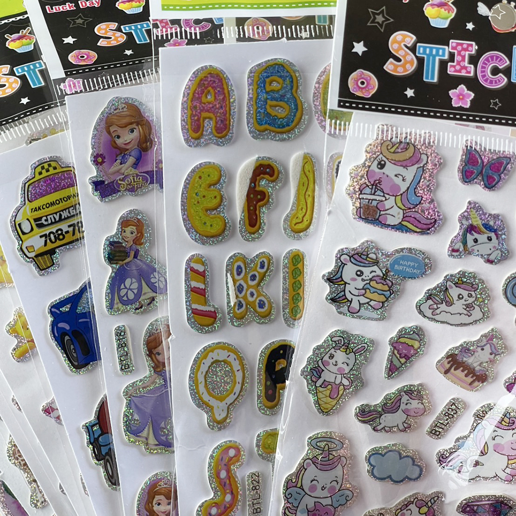 🌈สติกเกอร์นูน🌈การ์ตูนกากเพชรวิววับ(เลือกแบบสินค้า) ✔️พร้อมส่งในไทย สติ๊กเกอร์ สวยงาม ราคาถูก เครื่องเขียน