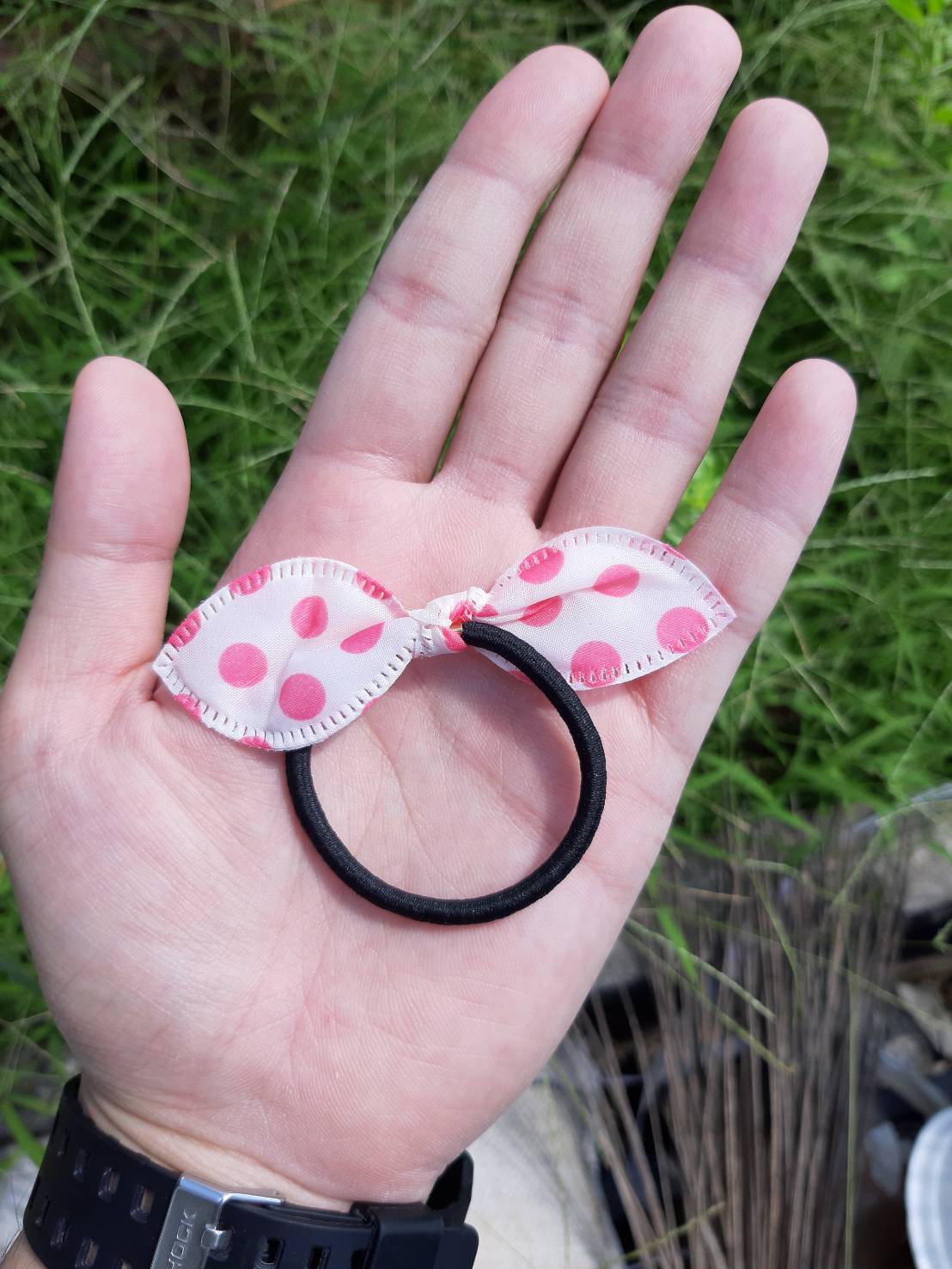 💖ยางยืดรัดผมรูปทรงโบว์หูแหลมลายการ์ตูน ชิ้นละ 1 บาท ✔️พร้อมส่ง (🎲สุ่มคละลาย) Ohwowshop หนังยางรัดผมเกาหลี ยางรัดผมไสต์เกาหลี มัดผม