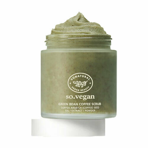 SO Natural So Vegan Green Bean Coffee Scrub 105 ml.