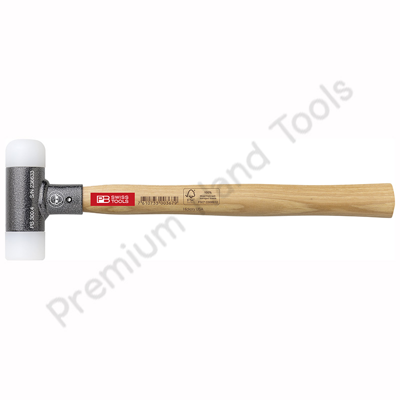 ค้อนไนล่อน PB Swiss Tools รุ่น PB 300 ด้ามไม้ ไร้แรงสะท้อน