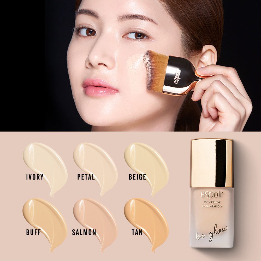 Espoir Pro Tailor Foundation SPF 34 PA ++ 10 ml. Be Glow เนื้อโกลว์ #Beige