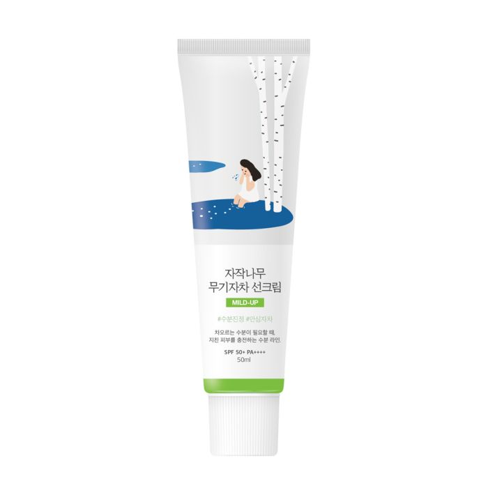 Round Lab Birch Juice Moisturizing Mild-Up Sun Cream SPF50+ PA++++ 50 ml (ฉลากไทย)