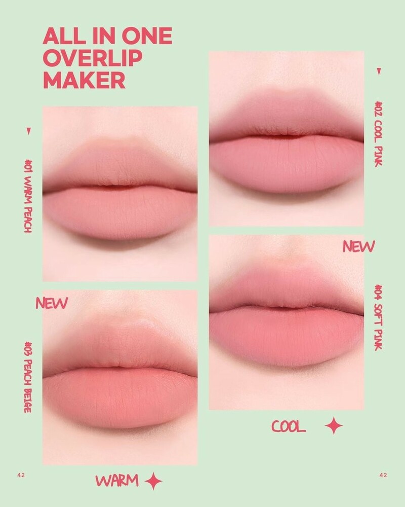 Colorgram All In One Over-Lip Maker 0.7 g. #04 Soft Pink