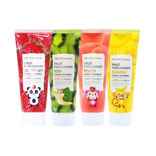 Milatte Fashiony Fruit Foam Cleanser 150 ml. #Strawberry