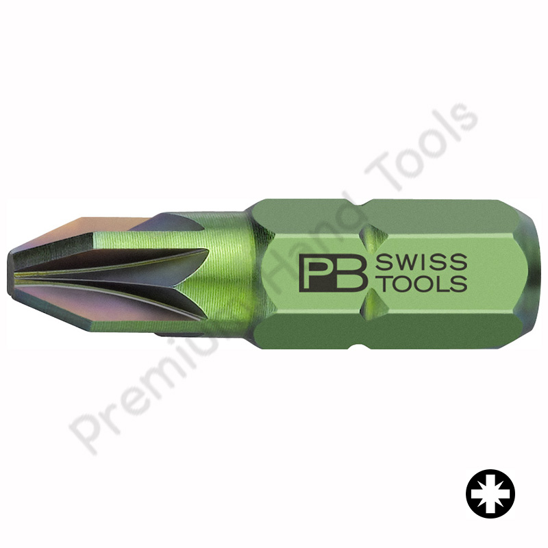ดอกไขควง PB Swiss Tools รุ่น PB C6.192 ปาก PZ ยาว 25 มม.