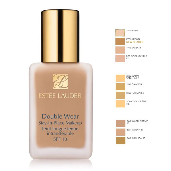 Estee Lauder Double Wear Stay In Place Makeup SPF10 PA++ 30 ml. #Warm Vanilla