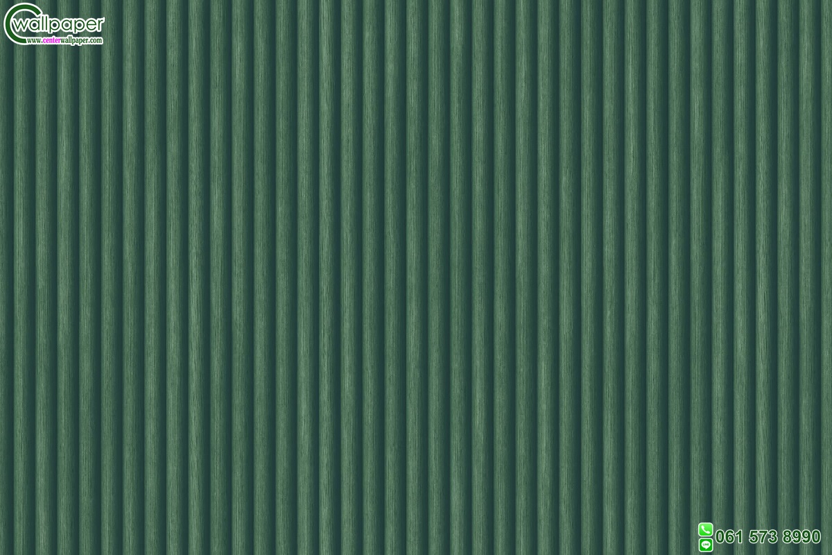 วอลเปเปอร์ลายไม้ระแนง สีเขียว