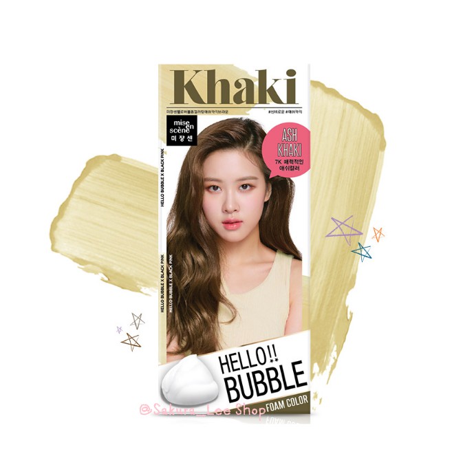 Mise en Scene Hello Bubble x Blackpink (7K Ash Khaki Brown)