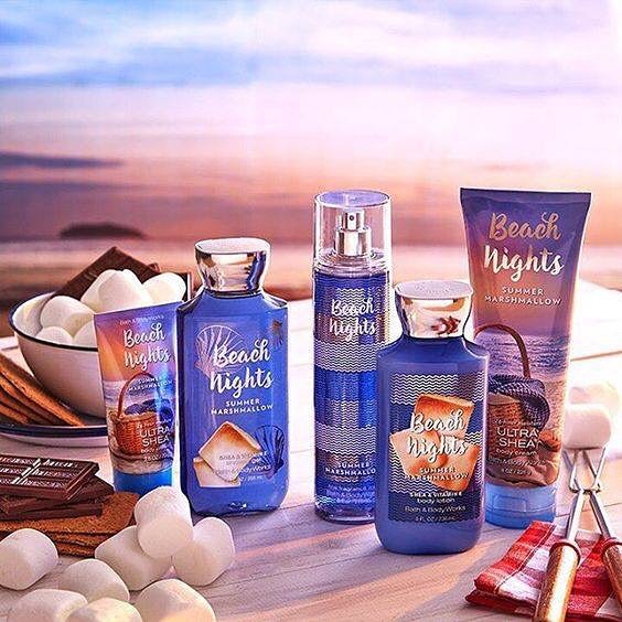 Bath & Body Works Body Cream with Shea Butter 226 g. Beach Nights Summer Mashmallow