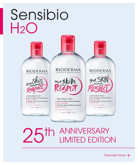 Bioderma Sensibio H2O 500 ml. Your Skin Deserves Respect LIMITED 2020 (Made In France)
