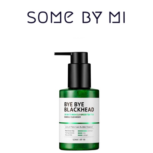SOME BY MI Bye Bye Blackhead 30 Days Miracle Green Tea Tox Bubble Cleanser 120 ml.
