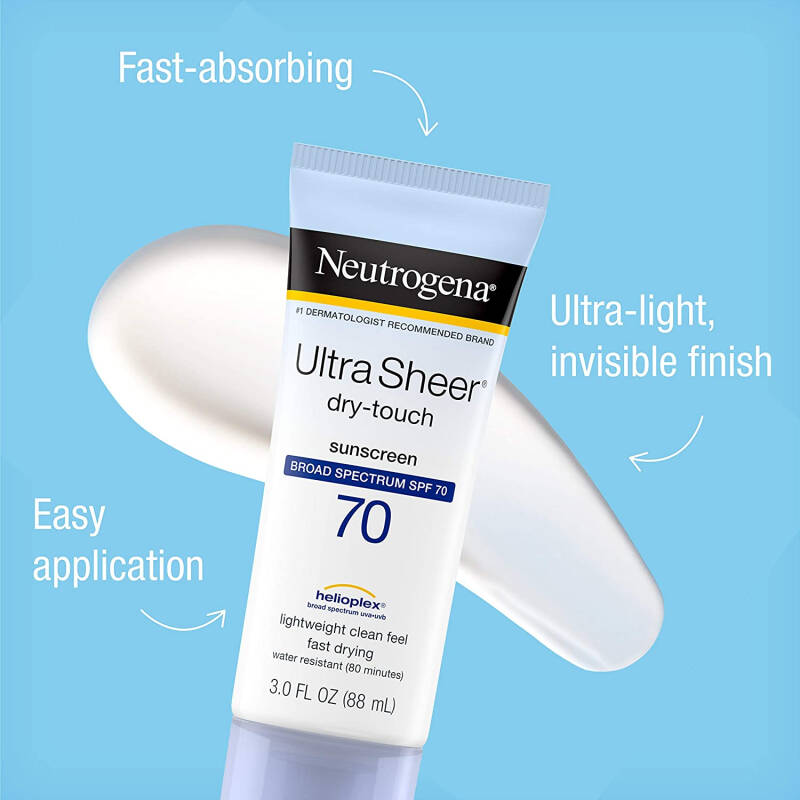Neutrogena Ultra Sheer Dry-Touch Sunscreen SPF70 88 ml.