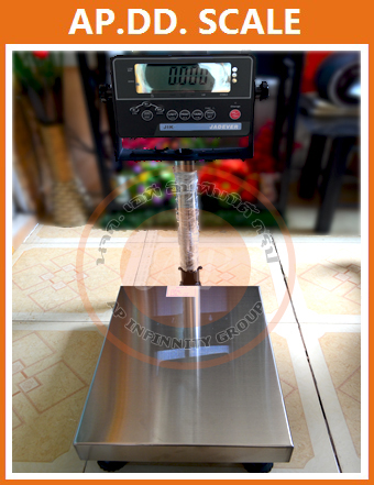 เครื่องชั่งดิจิตอล 100 กิโลกรัม เครื่องชั่งดิจิตอลแบบวางพื้น 100 Kg ค่าละเอียด 10 g ยี่ห้อ JADEVER รุ่น JIK Series ขนาดแท่นชั่ง 30x40cm.