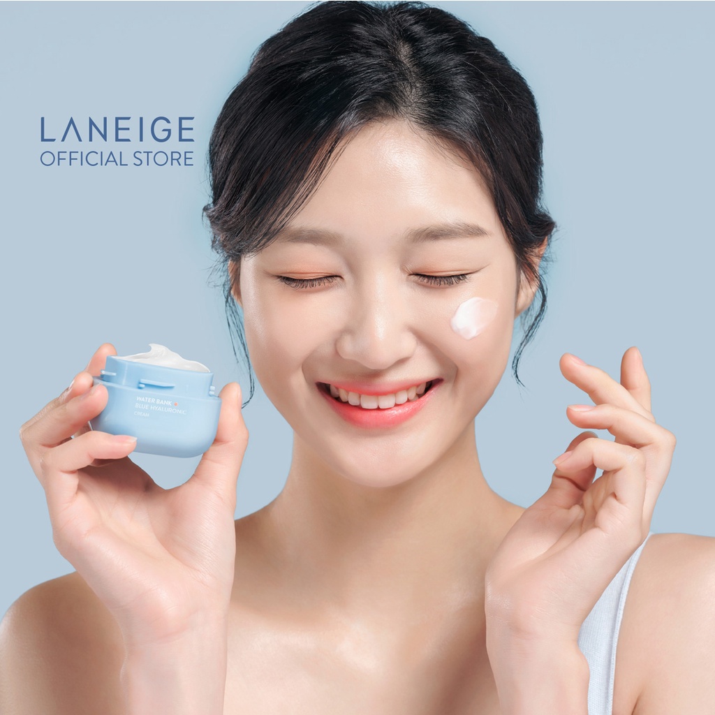 Laneige Water Bank Blue Hyaluronic Cream for Normal to Dry skin 20 ml. #จุดส้ม