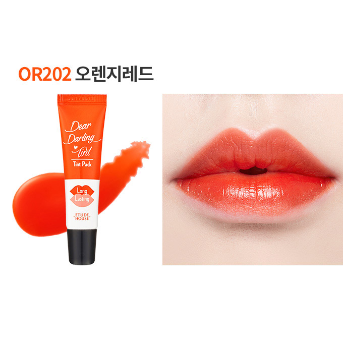 Etude House Dear Darling Water Gel Tint Pack #OR202 Orange Red