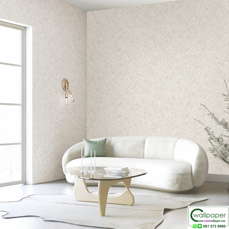 วอลเปเปอร์โมเดิร์น สีเทาเงิน No.88671-2