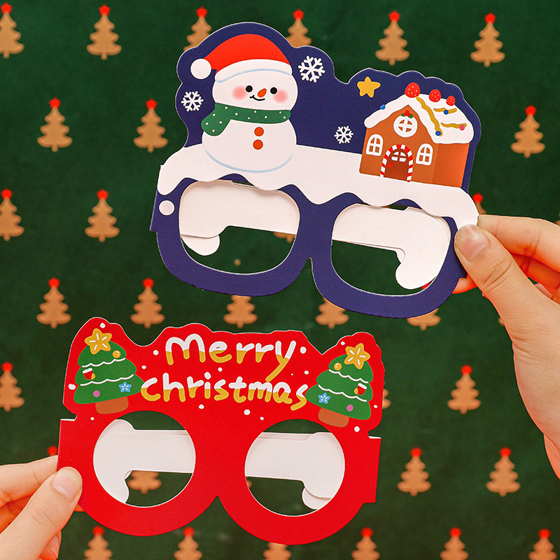 🎄⭐แว่นตากระดาษคริสต์มาส🥽🎄Merry Christmas📌เลือกลายได้ ราคาะ 6 บาท✔️พร้อมส่ง Ohwowshop ปาร์ตี้ ซานตาคลอสคริสต์มาส
