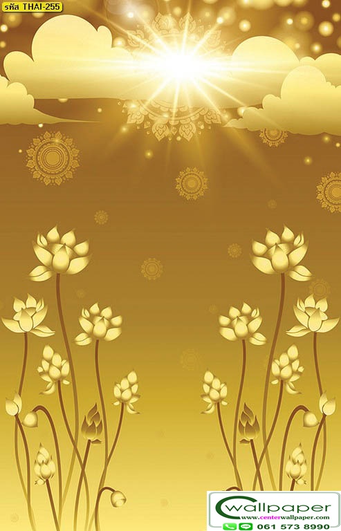 วอลเปเปอร์สั่งพิมพ์ภาพดอกบัว