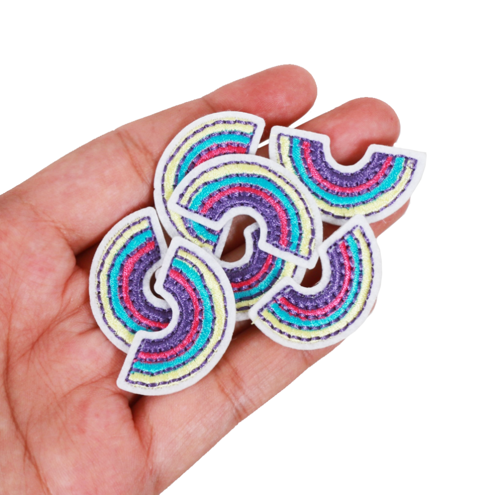 ตัวรีดติดเสื้อสายรุ้งมินิ