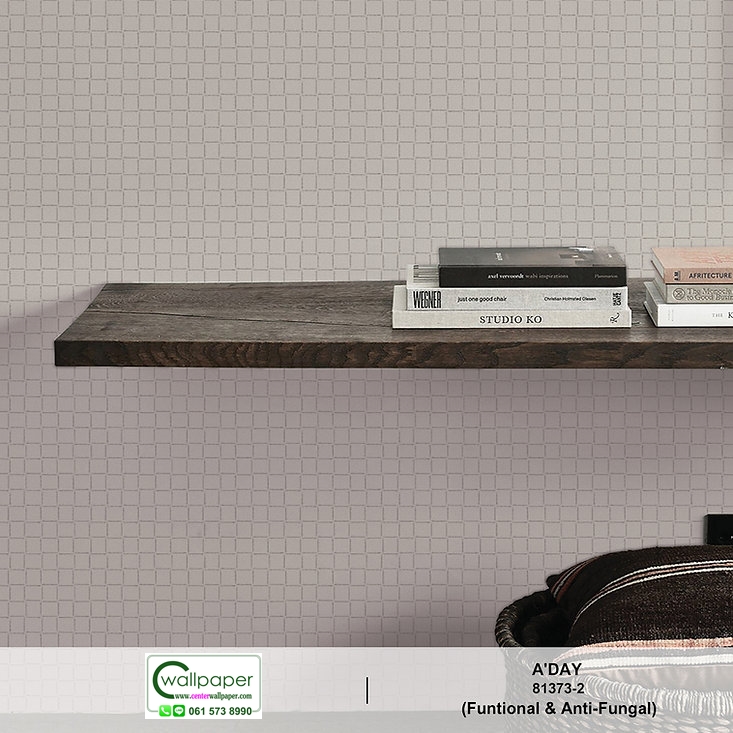 วอลเปเปอร์ลายหนัง สีเทา No.81373-2