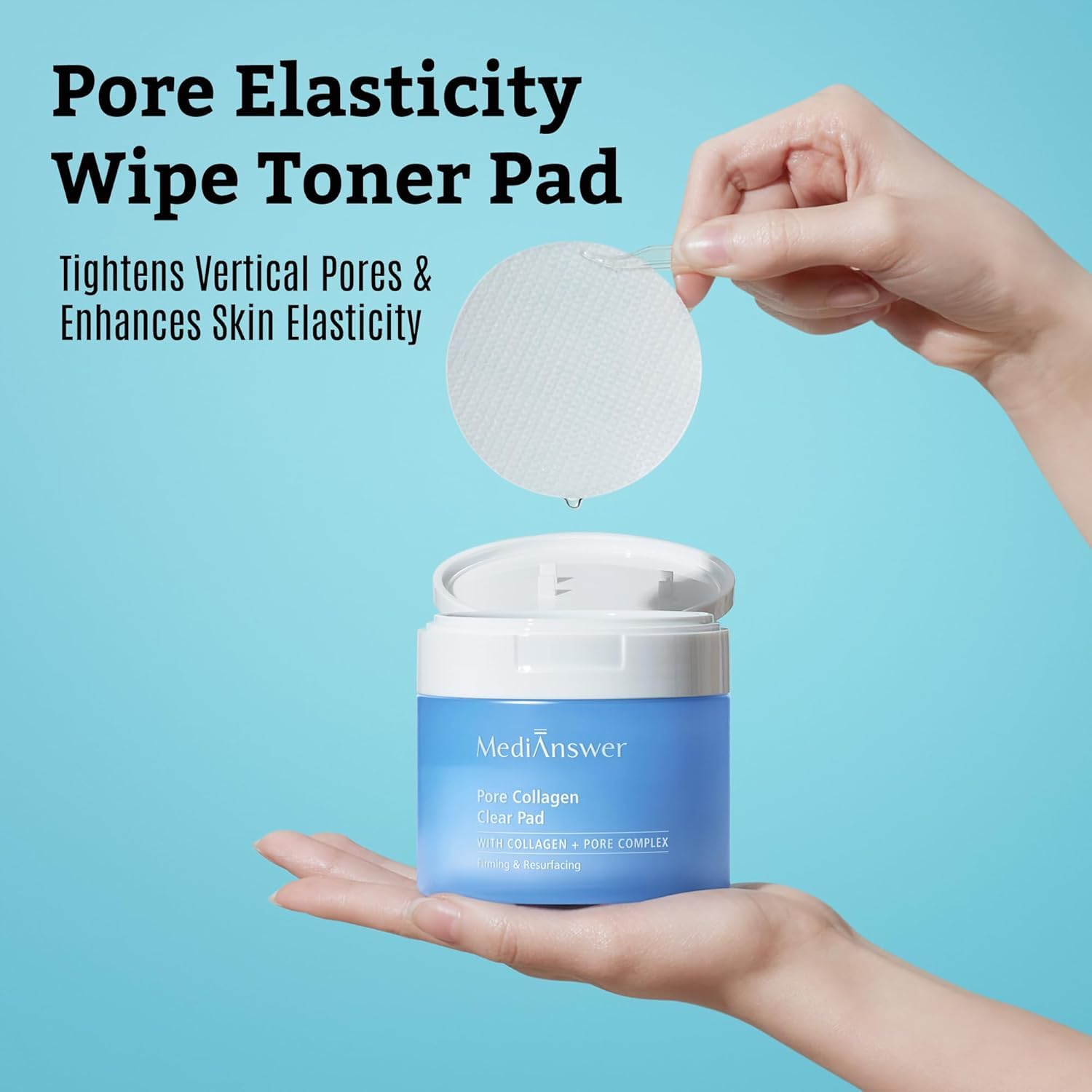 MediAnswer Pore Collagen Clear Pad 80 + 10 Pads 140 ml.