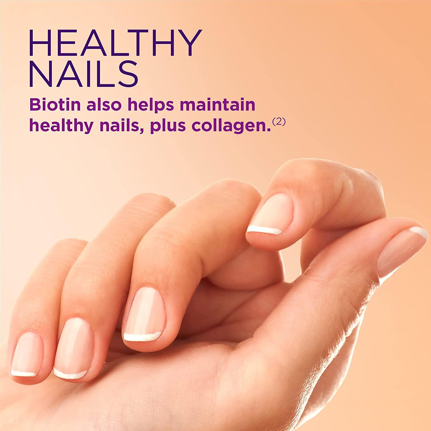 Nature's Bounty Optimal Solutions Hair Skin & Nails with Biotin and Collagen #Tropical Citrus Flavored 80 Gummies