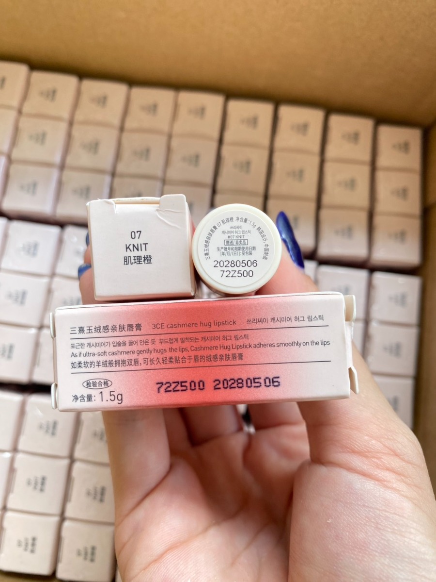 3CE Cashmere Hug Lip Mini 1.5 g. #07 Knit