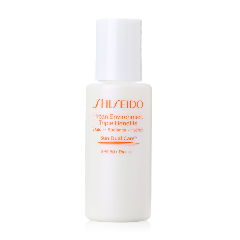 Shiseido Urban Environment Triple Benefits Sun Dual Care SPF50+ PA++++ 15 ml.