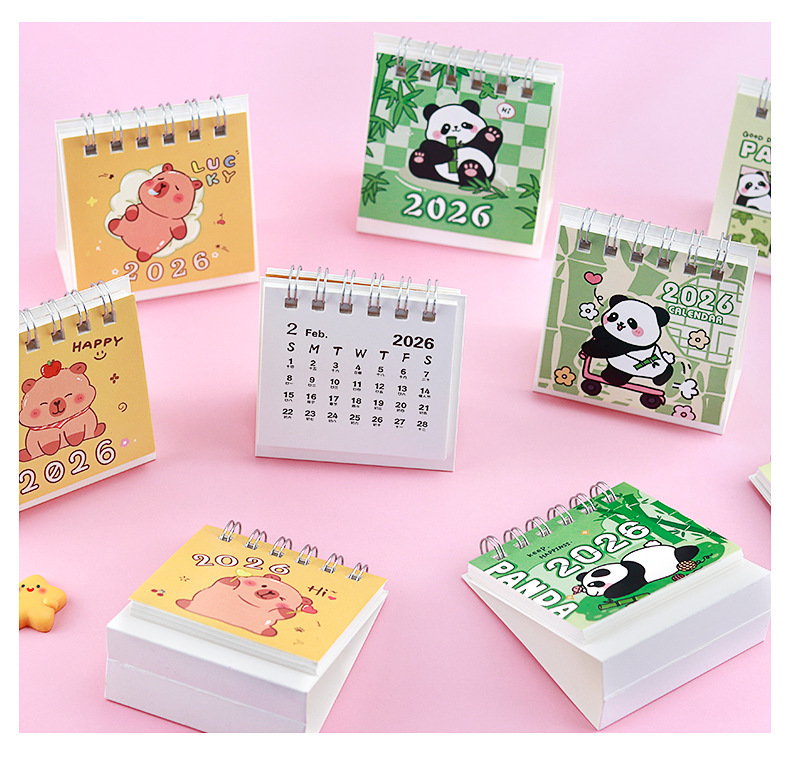 ⭐📆ปฎิทิน Mimiน่ารัก⭐ปี 2026 เลือกลาย✔️พร้อมส่งในไทย ปฏิทินตั้งโต๊ะ 2569 ปฎิทินขนาดพกพา ของแจกปีใหม่