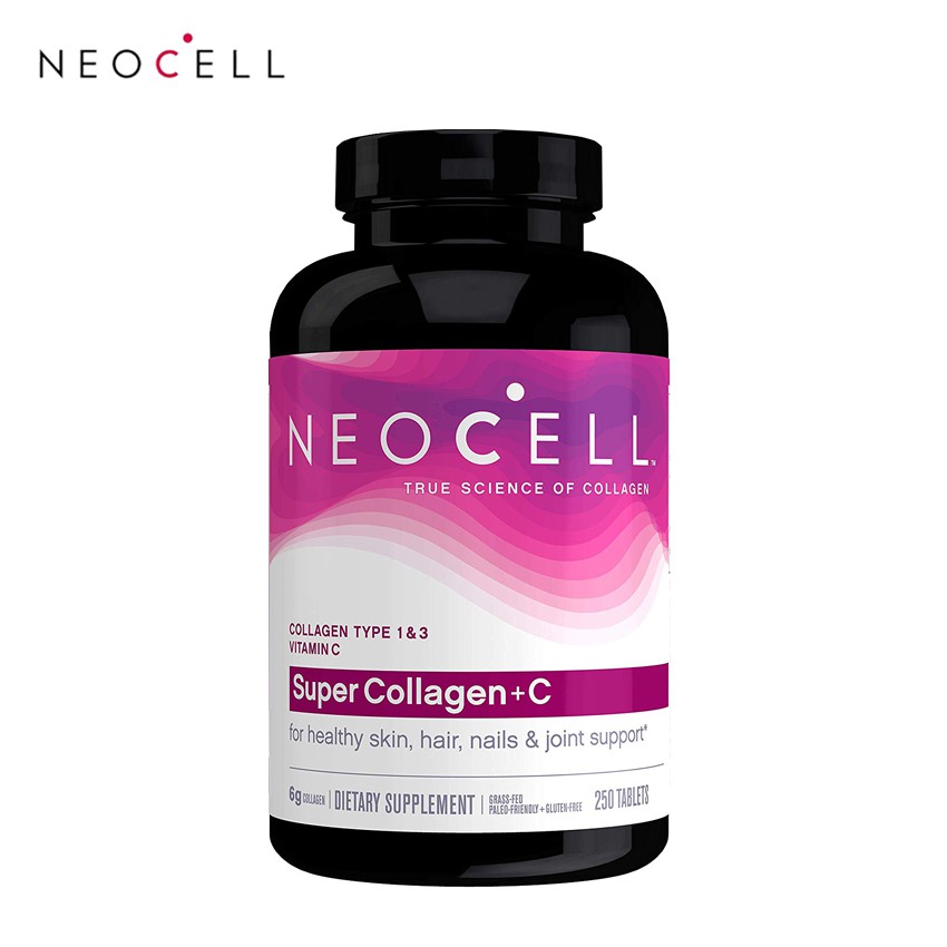 Neocell Super Collagen + C 6,000 mg. 250 เม็ด