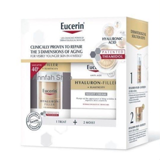 Eucerin Hyaluron [HD] Radiance-Lift Filler 3D Serum + Night Cream