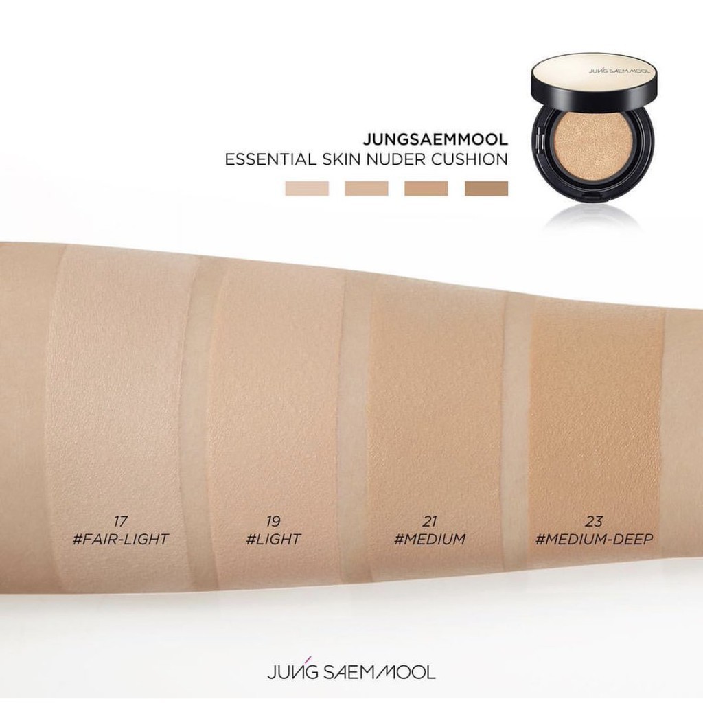 Jung Saem Mool Essential Skin Nuder Cushion 14 g. + Refill 14 g. #23 Medium-Deep