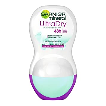 Garnier Mineral Ultra Dry Roll-On Deodorant 50 ml.